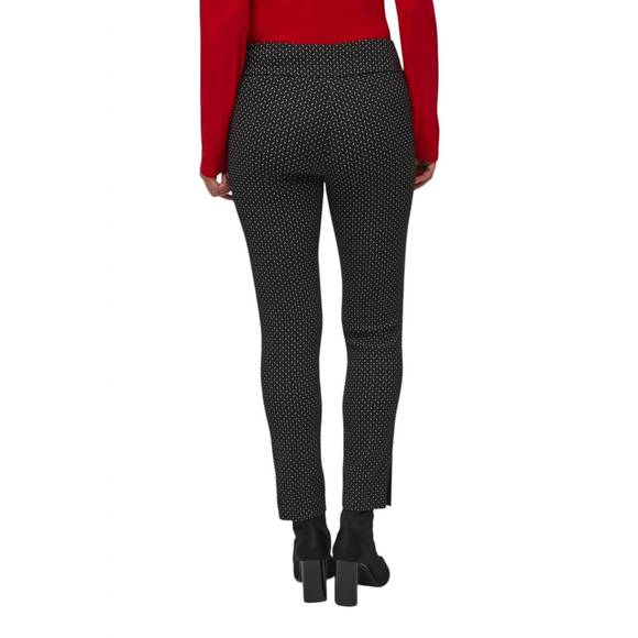 NEW JOSEPH RIBKOFF jacquard abstract print pull on pants in black/white - Picture 2 of 3